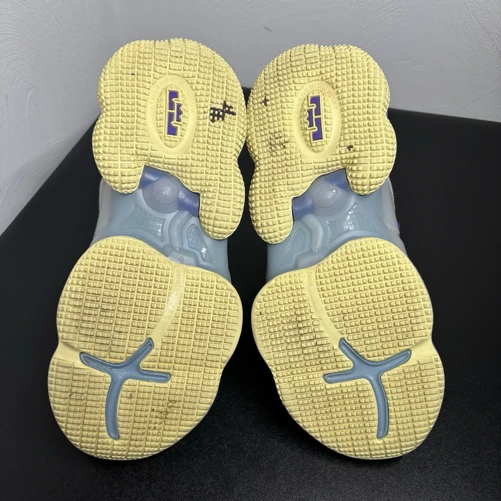 Kids Nike LeBron 19 GS 'Easter' Zoom Air Basketball Sneaker DD0418-412 size 6Y‎